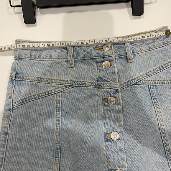 TOPSHOP JEAN skirt Size 0 - Picture 6 of 8